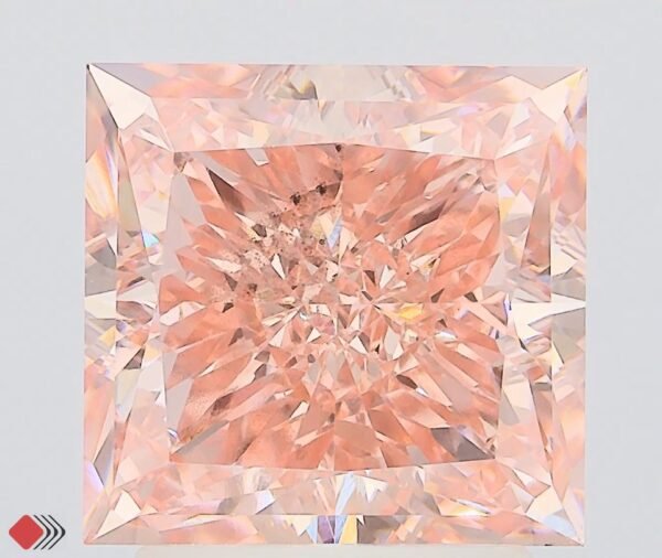 3.02 ct Princess PINK VS1 IGI Certified Lab Grown Diamond