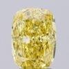 2.66 ct Cushion Yellow VS1 IGI Certified Lab Grown Diamond
