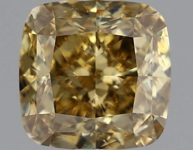 1.27 ct Cushion YELLOW VVS2 IGI Certified Lab Grown Diamond