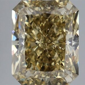 5.34 ct Radiant YELLOW SI1 IGI Certified Lab Grown Diamond
