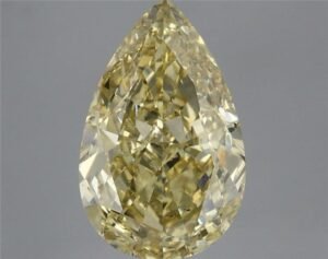 5.10 ct Pear Yellow VS2 IGI Certified Lab Grown Diamond