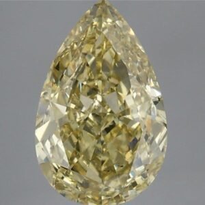 5.10 ct Pear Yellow VS2 IGI Certified Lab Grown Diamond