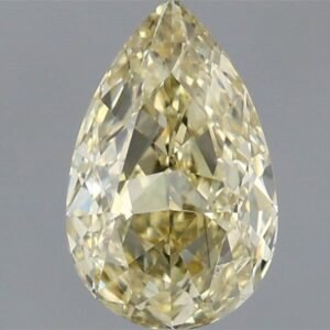 1.53 ct Pear Yellow VS1 IGI Certified Lab Grown Diamond