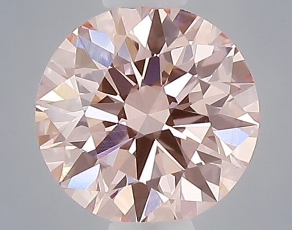 0.54 ct Round PINK VVS2 IGI Certified Lab Grown Diamond