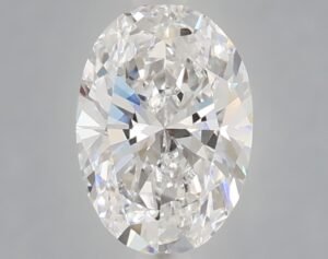 1.07 ct Oval D VVS2 IGI Certified Lab Grown Diamond