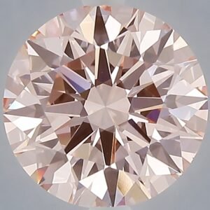 3.00 ct Round PINK VVS2 IGI Certified Lab Grown Diamond
