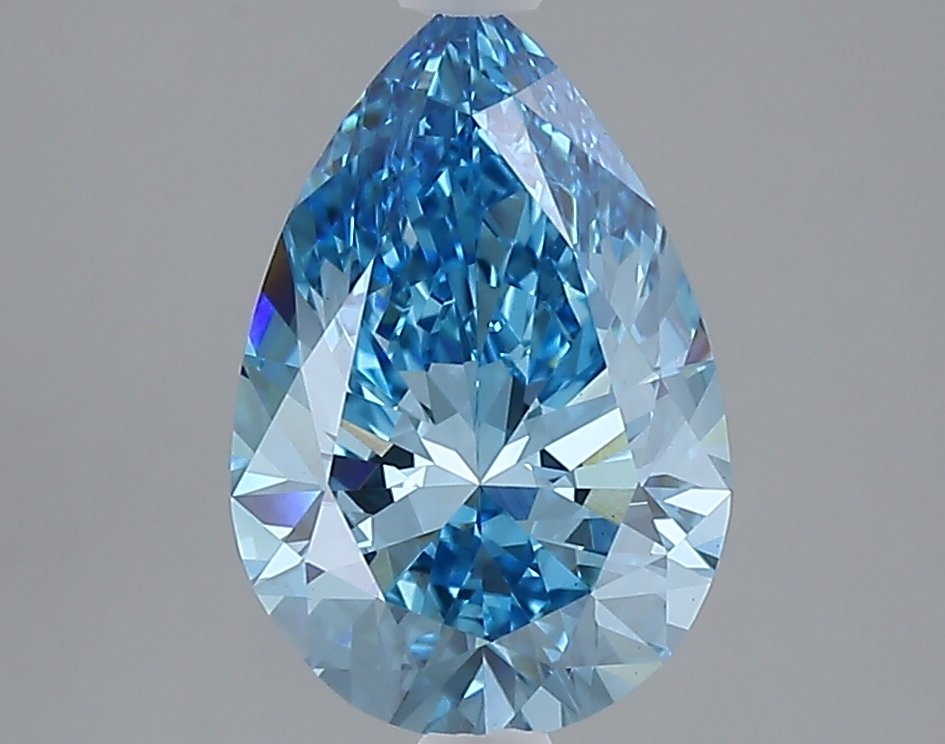 2.08 ct Pear BLUE VVS2 IGI Certified Lab Grown Diamond