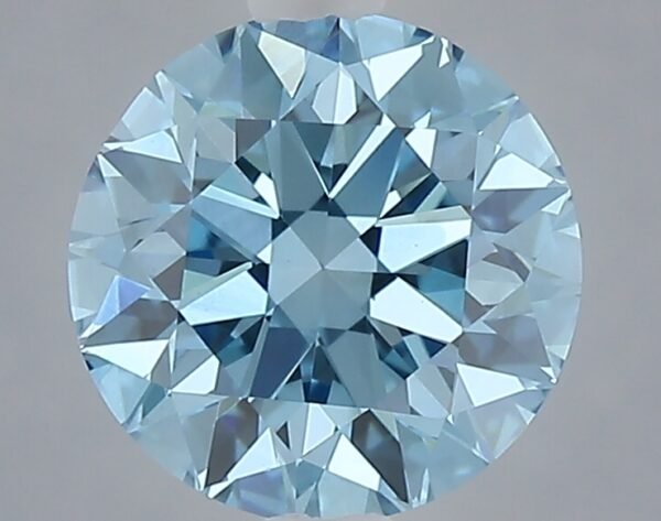 1.50 ct Round BLUE VVS2 IGI Certified Lab Grown Diamond