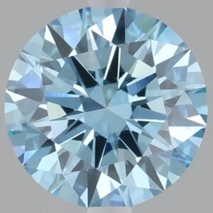 3.06 ct Round BLUE VS1 IGI Certified Lab Grown Diamond