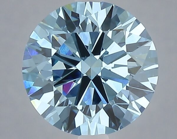 2.50 ct Round BLUE VVS2 IGI Certified Lab Grown Diamond