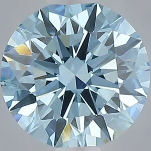 1.01 ct Round BLUE VS1 IGI Certified Lab Grown Diamond