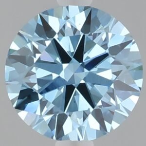 1.50 ct Round BLUE VVS2 IGI Certified Lab Grown Diamond