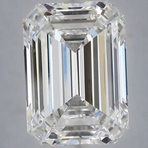 6.07 ct Emerald E VVS2 IGI Certified Lab Grown Diamond