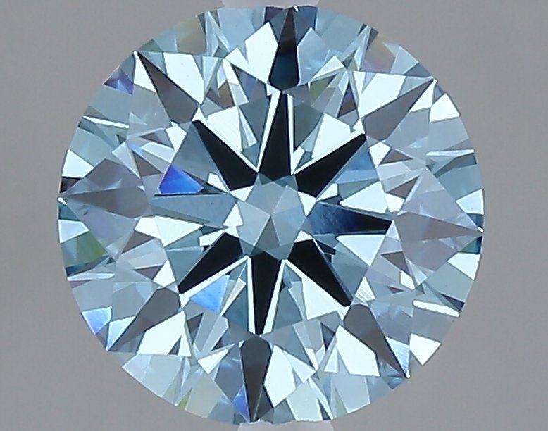 2.51 ct Round BLUE VVS2 IGI Certified Lab Grown Diamond