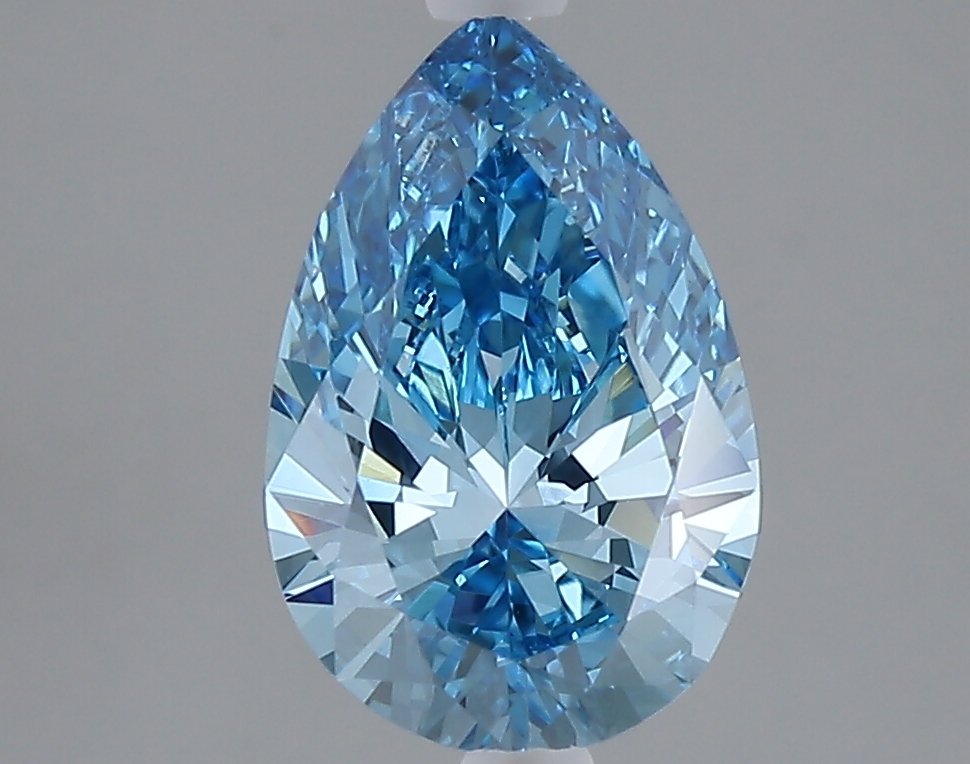 1.96 ct Pear BLUE VVS2 IGI Certified Lab Grown Diamond