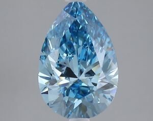 2.43 ct Pear BLUE VS2 IGI Certified Lab Grown Diamond