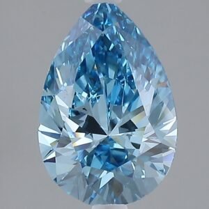 2.43 ct Pear BLUE VS2 IGI Certified Lab Grown Diamond