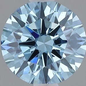 1.09 ct Round BLUE VS1 IGI Certified Lab Grown Diamond