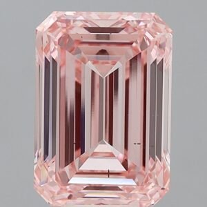 10.05 ct Emerald PINK SI1 IGI Certified Lab Grown Diamond