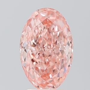 2.70 ct Oval PINK VS2 IGI Certified Lab Grown Diamond
