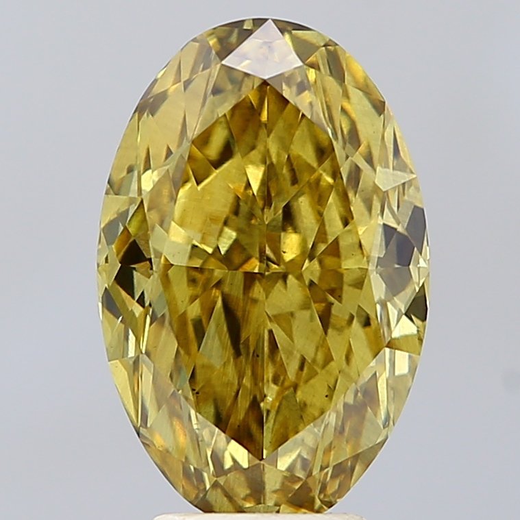 5.05 ct Oval YELLOW VS2 IGI Certified Lab Grown Diamond