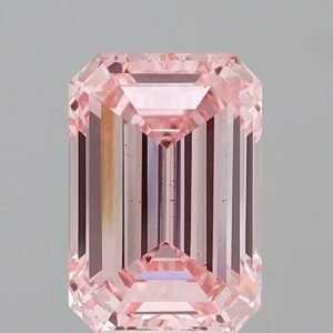 5.35 ct Emerald PINK VS2 IGI Certified Lab Grown Diamond