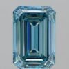 8.09 ct Emerald BLUE VS2 IGI Certified Lab Grown Diamond