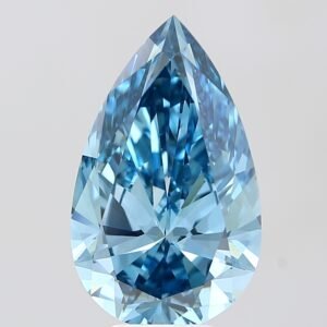 7.02 ct Pear BLUE VS1 IGI Certified Lab Grown Diamond