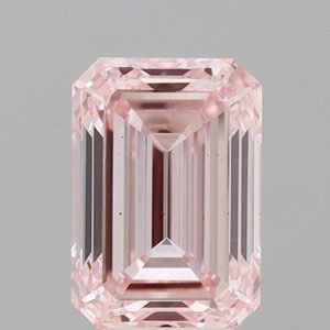 5.39 ct Emerald PINK VS2 IGI Certified Lab Grown Diamond