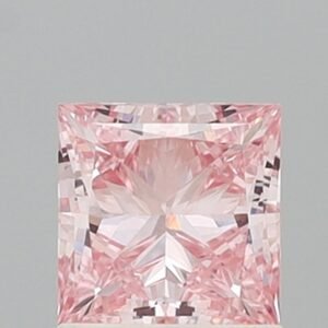 1.21 ct Princess PINK VS1 IGI Certified Lab Grown Diamond