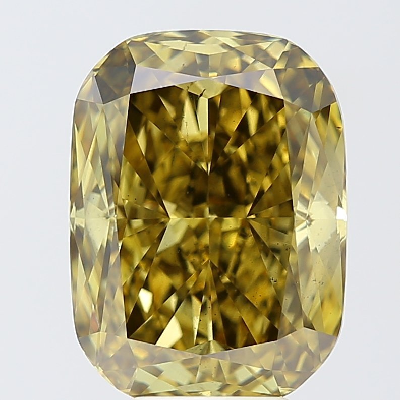 7.05 ct Cushion YELLOW VS2 IGI Certified Lab Grown Diamond