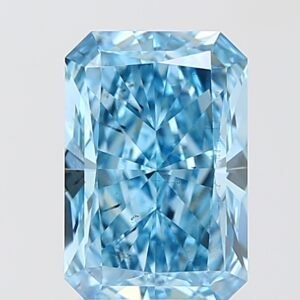 2.51 ct Radiant BLUE SI1 IGI Certified Lab Grown Diamond