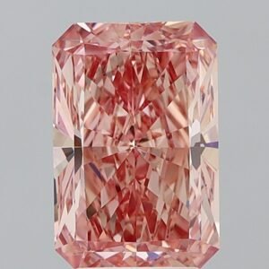 3.99 ct Radiant PINK VS2 IGI Certified Lab Grown Diamond