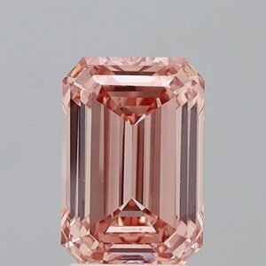 3.33 ct Emerald PINK VS1 IGI Certified Lab Grown Diamond
