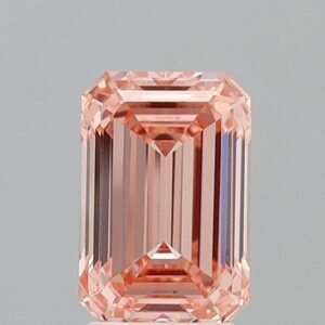 3.02 ct Emerald PINK VS1 IGI Certified Lab Grown Diamond