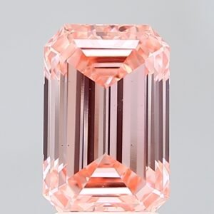 2.81 ct Emerald PINK VS1 IGI Certified Lab Grown Diamond