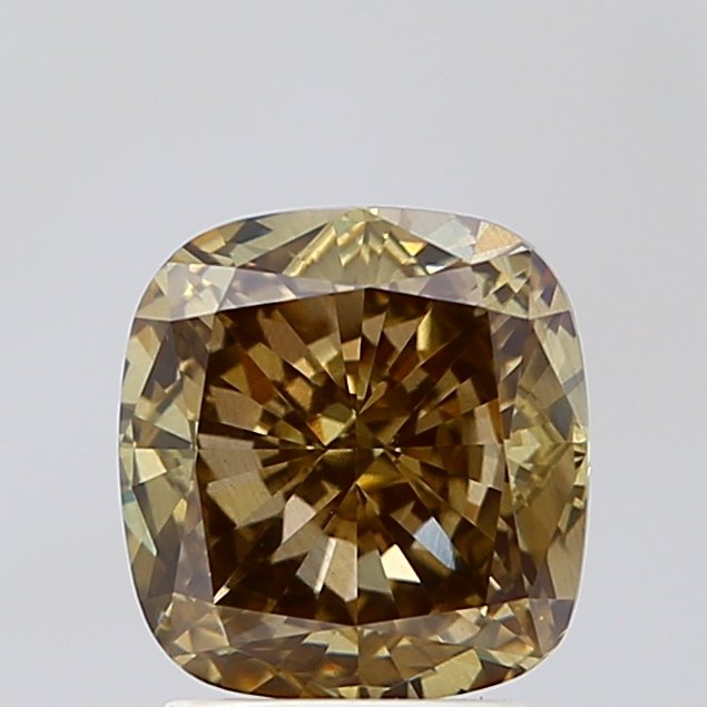 2.50 ct Cushion YELLOW VS2 IGI Certified Lab Grown Diamond