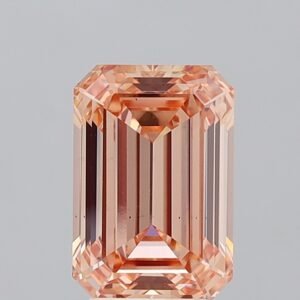 4.61 ct Emerald PINK VS2 IGI Certified Lab Grown Diamond