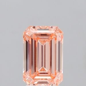 3.09 ct Emerald PINK VS1 IGI Certified Lab Grown Diamond