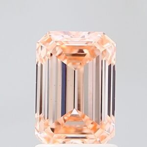 1.51 ct Emerald PINK VS2 IGI Certified Lab Grown Diamond