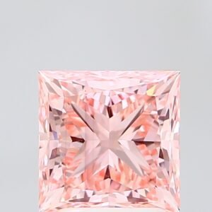 2.77 ct Princess PINK VS1 IGI Certified Lab Grown Diamond