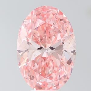 6.04 ct Oval PINK SI1 IGI Certified Lab Grown Diamond