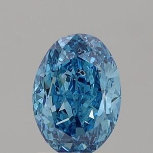 2.02 ct Oval BLUE SI2 IGI Certified Lab Grown Diamond