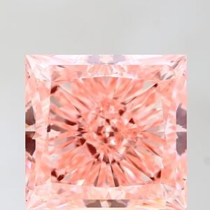 9.66 ct Princess PINK VS2 IGI Certified Lab Grown Diamond