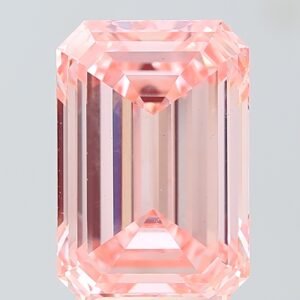 6.67 ct Emerald PINK VS1 IGI Certified Lab Grown Diamond