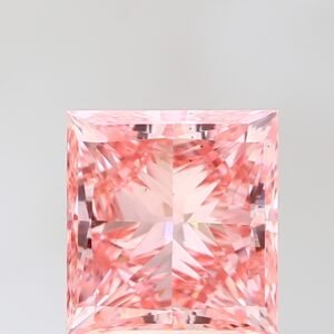 3.99 ct Princess PINK VS1 IGI Certified Lab Grown Diamond