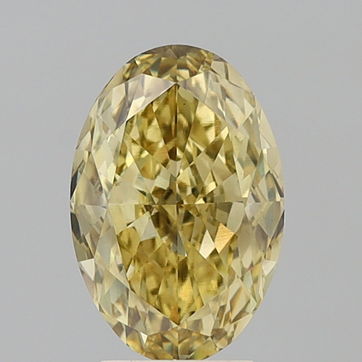 4.02 ct Oval YELLOW VS1 IGI Certified Lab Grown Diamond