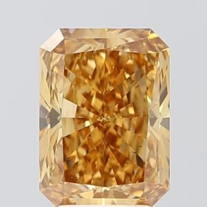 3.51 ct Radiant YELLOW VS2 IGI Certified Lab Grown Diamond