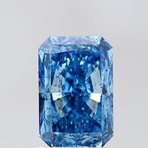 1.50 ct Radiant BLUE I1 IGI Certified Lab Grown Diamond