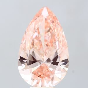9.01 ct Pear PINK VVS2 IGI Certified Lab Grown Diamond